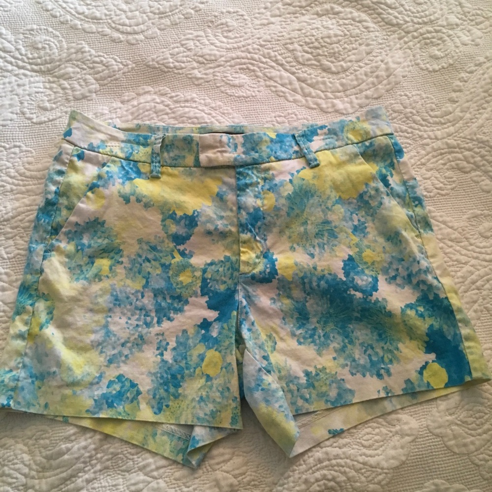 Stitch fix Level 99 Cindie Printed Linen Shorts